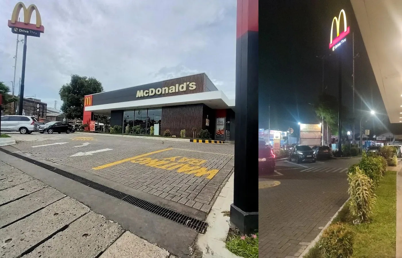 Eksterior McDonald's Bojongsari Depok di Jl. Raya Bojongsari No. 48
